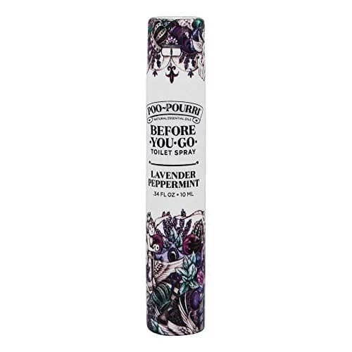 Poo-Pourri Before-You-Go Toilet Spray Lavender Peppermint 10ml (0.34 Fl Oz) | Odor Eliminator for Home & Travel thumbnail 1