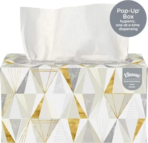 Kimberly-Clark Professional White Paper Towels | 18 Boxes, 2160 Sheets Total thumbnail 2