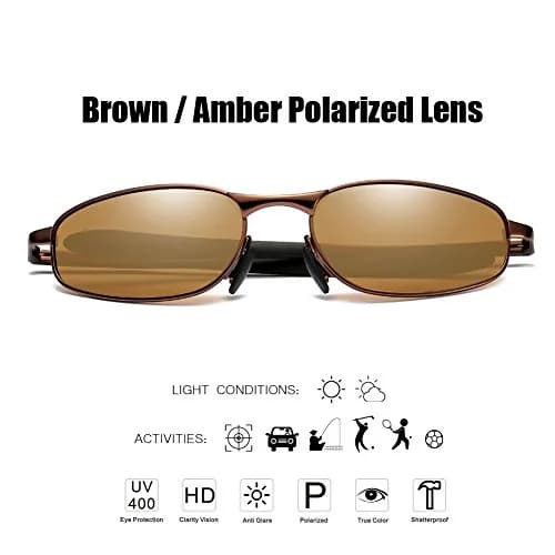 ZHILE Polarized Rectangular Wrap Sunglasses for Women 53mm (2.1 in) | UV400 Protection thumbnail 2