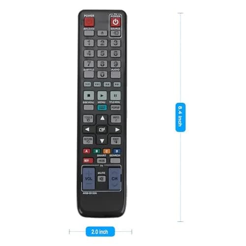 ZdalaMit Remote Control for Samsung BD-D5700 BD-D5700/ZA | No Programming Needed, 2 AAA Batteries thumbnail 5