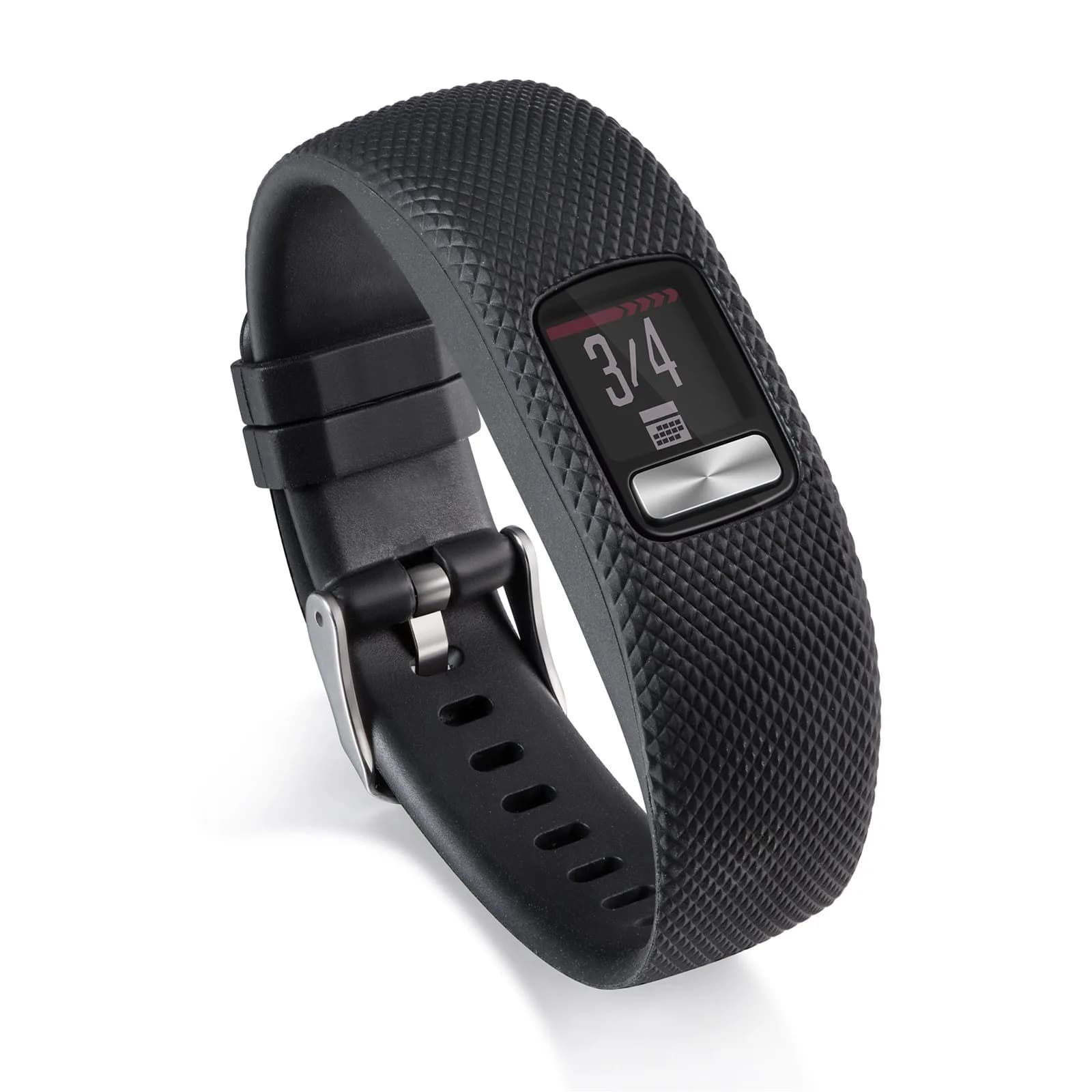 ZSZCXD Black Silicone Band for Garmin Vivofit 4, Large | Adjustable Size - main product image