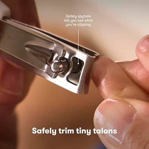 Frida Baby NailFrida The SnipperClipper, Baby Nail Clipper with Safety Spyhole, Metal Blades, 1 Count | Nick-Free Safe Design thumbnail 2