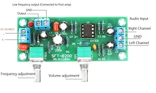 NOYITO NE5532 Single Supply Low-Pass Filter Board 10-24V | Subwoofer Preamp for Home Audio thumbnail 2
