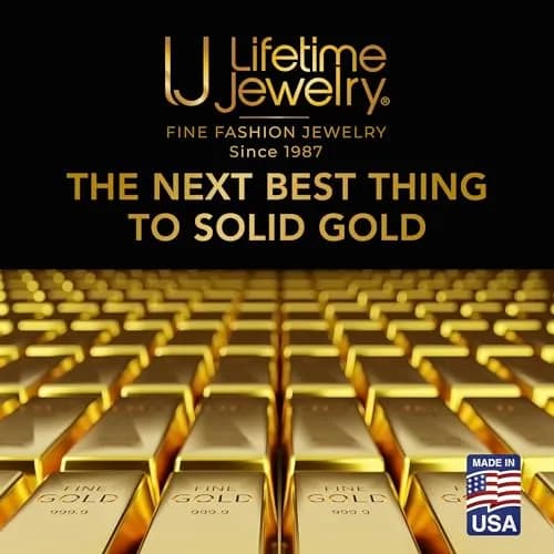 LIFETIME JEWELRY 2.5mm Figaro Chain Necklace 16 inches | Gold Plated Bronze with Lobster Clasp thumbnail 7