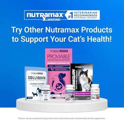 Nutramax Cosequin for Cats Joint Health Supplement Capsules 30 Count | Veterinarian Recommended Glucosamine for Cats thumbnail 8