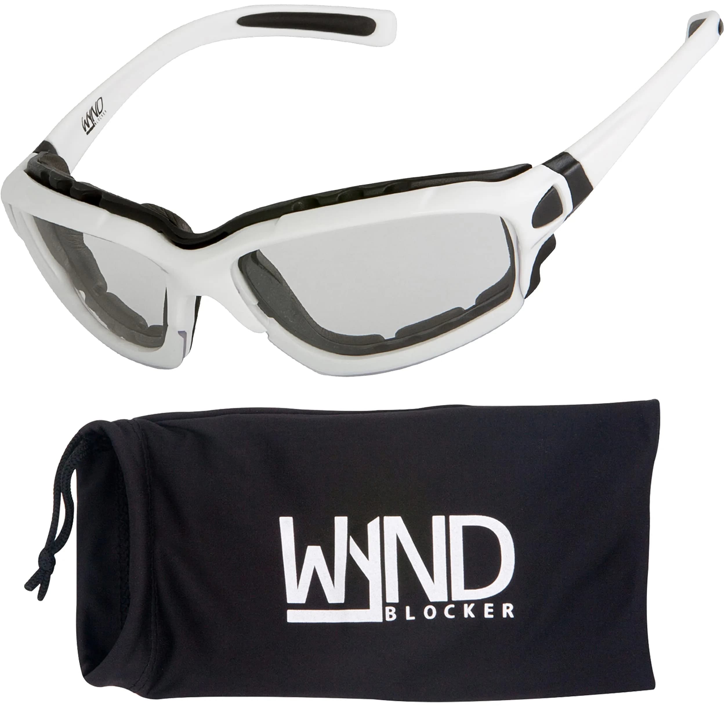 WYND Blocker Halvert Motorcycle Sunglasses & Goggles Combo 65mm (2.56in) | UV400 Protection