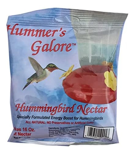 Garden Collection Simple Hummingbird Feeder with Hook and Nectar | Easy-Refill Top, 16 fl oz, Red with Yellow Flowers thumbnail 2