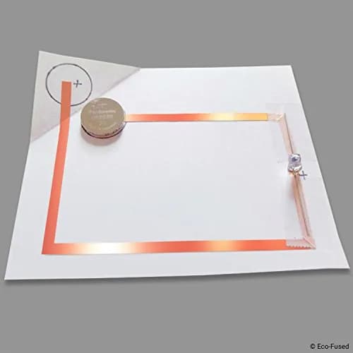 Eco-Fused Double-Sided Conductive Copper Foil Tape 6.3mm x 20m | EMI/RF Shielding & Paper Circuits thumbnail 3