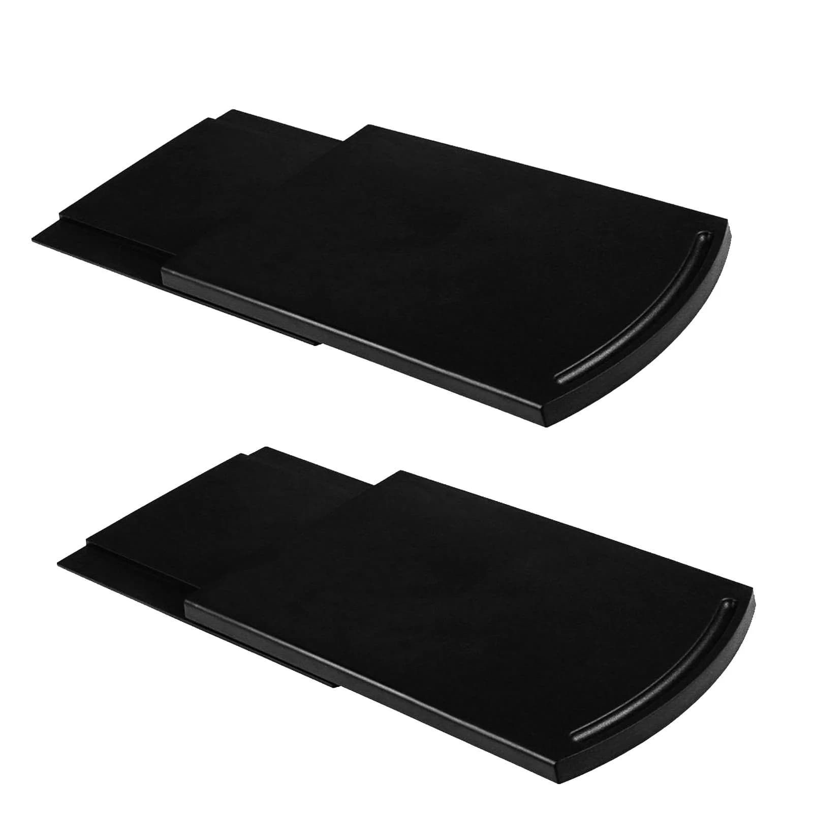 Ihomepark Sliding Tray for Coffee Maker, Countertop Appliance Slider Mat 22.9cm (9") | Effortless Kitchen Organization — 2 Sets