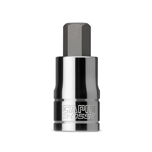 Capri Tools 1/2-Inch Hex Bit Socket, 1/2-Inch Drive, SAE | Forged S2 Steel Professional Grade thumbnail 1