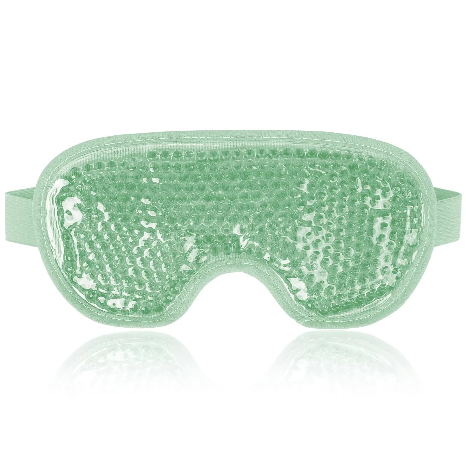 NEWGO Cooling Eye Mask for After Surgery | Reusable Gel Face Ice Pack, Green - main product image
