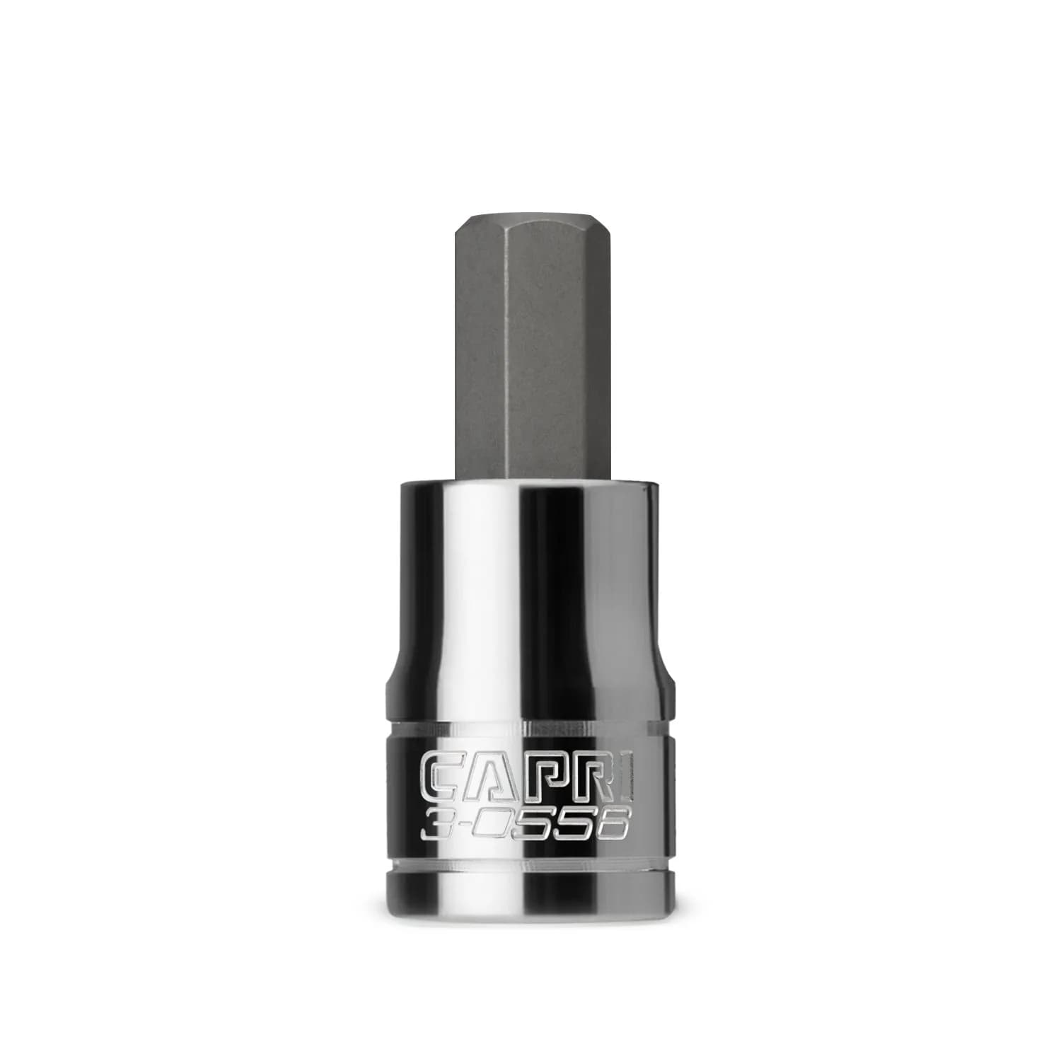 Capri Tools 3/8-Inch Hex Bit Socket, 3/8-Inch Drive, SAE | Professional Grade S2 Steel for High Torque — 3/8-Inch, 3/8-Inch Drive