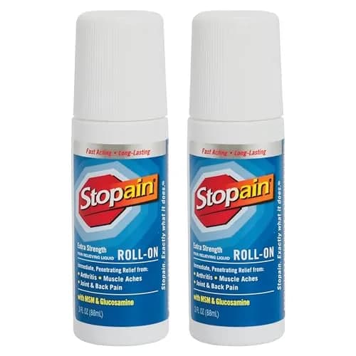 Stopain Extra Strength Pain Relief Roll-On Gel 177ml (6 Fl Oz) | Fast-Acting Topical Analgesic for Arthritis & Muscle Pain thumbnail 1