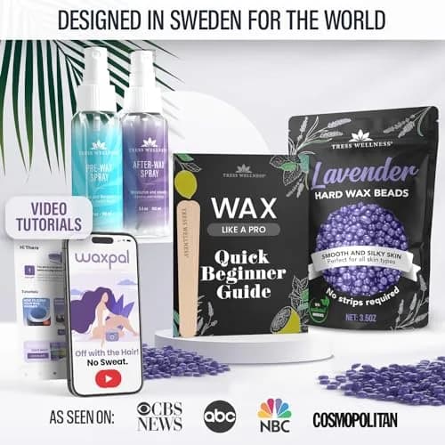 Tress Wellness Hard Wax Beads Variety 595g (20.8 Oz) | Professional At-Home Hair Removal Kit for Bikini, Brazilian & Full Body thumbnail 7
