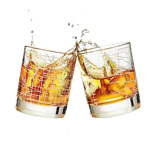 Greenline Goods Chicago Map Etched Whiskey Glass Set of 2 | 296ml (10 Fl Oz) Old Fashioned Rocks Glasses thumbnail 1