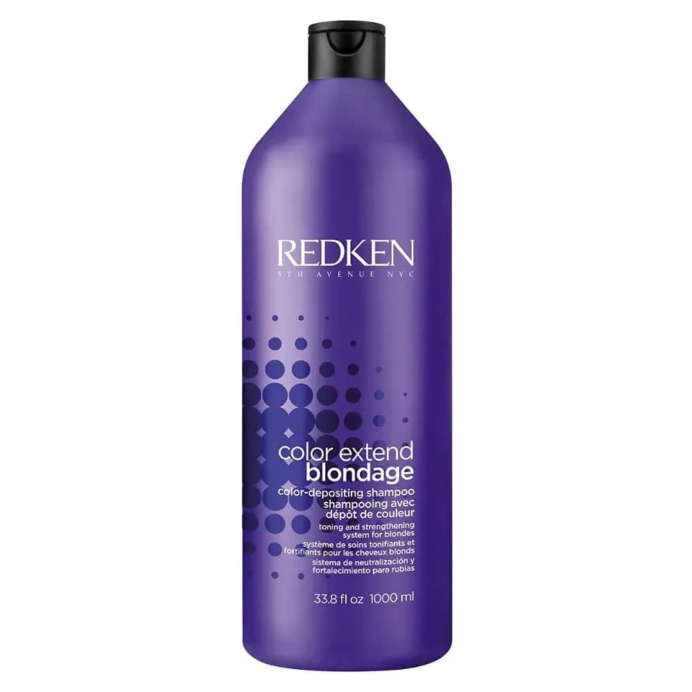 Redken Blondage Purple Shampoo 300ml (10.1 Fl Oz) | Tones Blonde Hair, Removes Brassiness — 33.8 Fl Oz thumbnail 1