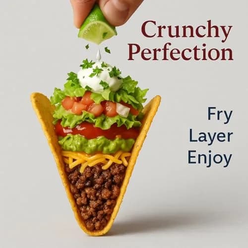HIC Kitchen Taco Making Tools Steel Taco Shell Tongs 13.5 x 3.5 x 4.25-inches | Crispy Homemade Shells thumbnail 3