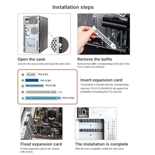 ChenYang 4 Port PCI-E 1X to 4 USB 3.0 HUB PCI Express Expansion Card Adapter with 120mm PCI-E Slot Bracket thumbnail 2