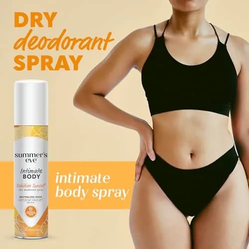 Summer's Eve Daily Refreshing Feminine Spray Tahitian Sunset 120ml (2 Fl Oz x 6) | pH Balanced Odor Control thumbnail 2