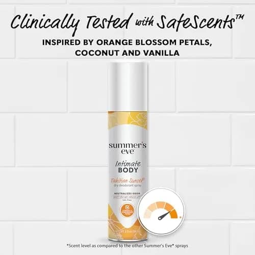 Summer's Eve Daily Refreshing Feminine Spray Tahitian Sunset 120ml (2 Fl Oz x 6) | pH Balanced Odor Control thumbnail 4
