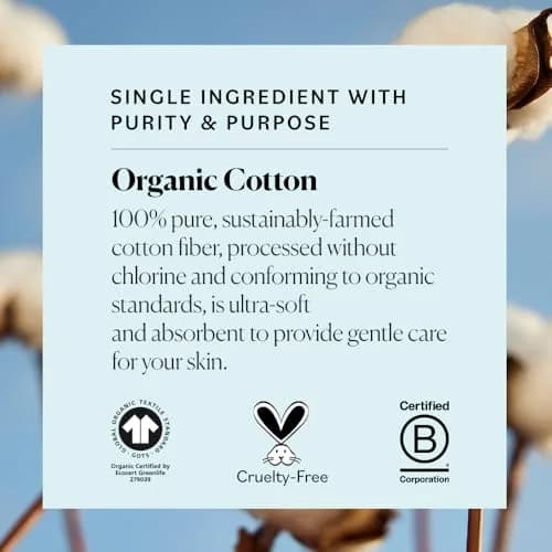 Sky Organics Organic Cotton Swabs 500 Ct | Chlorine-Free, Hypoallergenic, Natural thumbnail 4