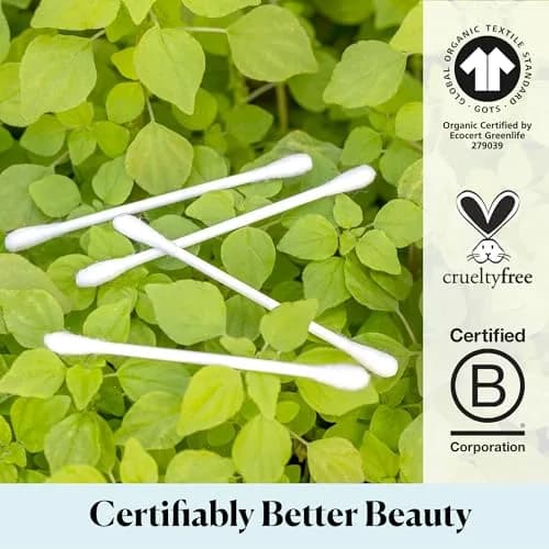 Sky Organics Organic Cotton Swabs 500 Ct | Chlorine-Free, Hypoallergenic, Natural thumbnail 5