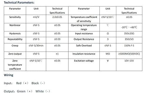 CALT Micro Size 1kg S Beam Load Cell Tension & Compression Sensor | Alloy Steel, Waterproof, Oil-proof thumbnail 5