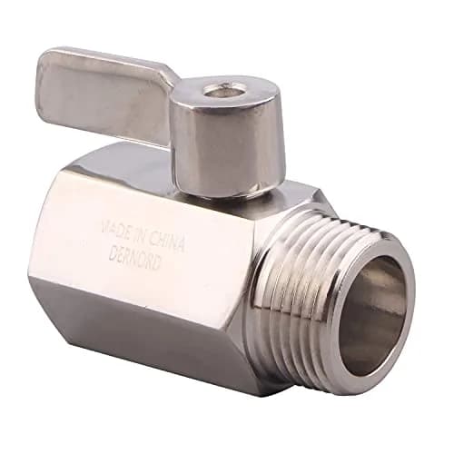 DERNORD 3/4 inch Stainless Steel Mini Ball Valve NPT Female x Male Thread | Corrosion-Resistant, 1/4 Turn Shut-Off thumbnail 7