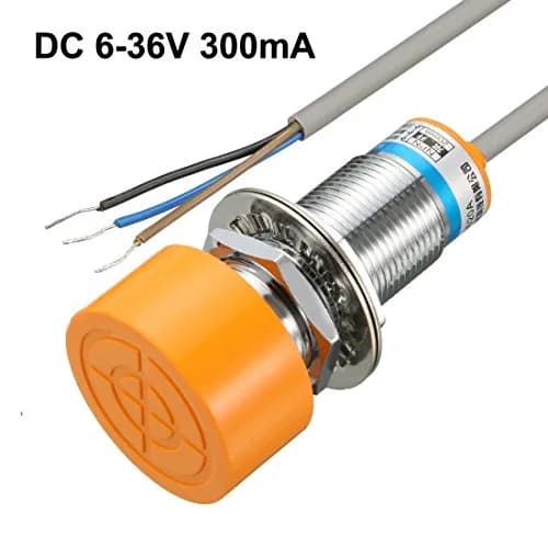 uxcell Inductive Proximity Sensor Switch Detector 20mm NPN NO | Contactless Metal Detection thumbnail 2