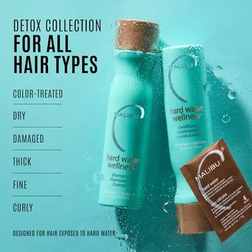 Malibu C Hard Water Wellness Remedy 12 Pack | Vitamin C Deep-Cleaning Hair Treatment for Mineral Deposits thumbnail 7