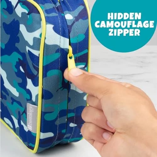 Bentology Kids Insulated Lunch Box for School with Reinforced Support Frame, 240 cu in (10 x 8 x 3 inches) thumbnail 3