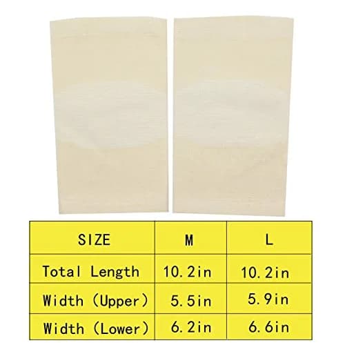JUMISEE Cotton Knee Sleeves for Knee Support, Circulation & Pain Relief | Breathable Sport Compression (Large) thumbnail 7