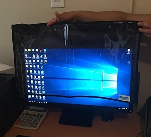 Comp Bind Technology Monitor Cover Compatible with LG 26LN4500-UA 26'' Portable 720p LED TV | Clear Nylon Dust Cover thumbnail 7