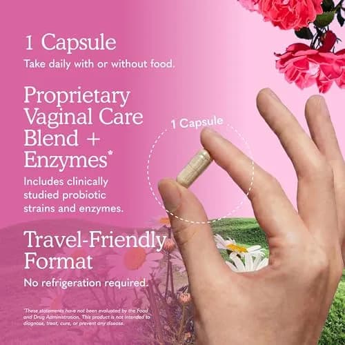 Garden of Life Raw Probiotics Vaginal Care 50 Billion CFU 30 Capsules | Supports Vaginal & Urinary Tract Health thumbnail 5