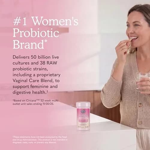Garden of Life Raw Probiotics Vaginal Care 50 Billion CFU 30 Capsules | Supports Vaginal & Urinary Tract Health thumbnail 2