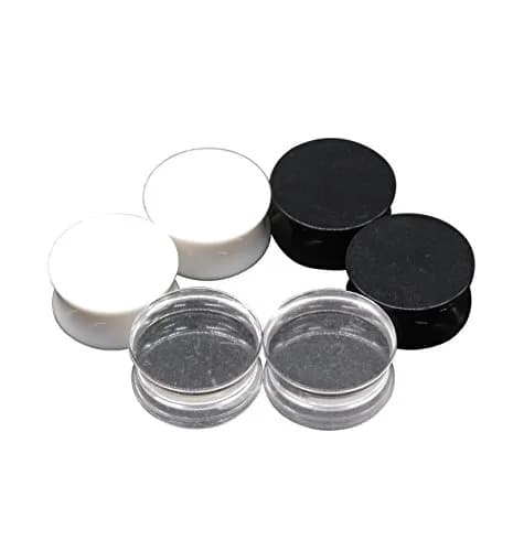 B BodyPJ Sparkles Acrylic Ear Plugs 10mm (00g) | 3 Pairs UV Color Mix thumbnail 1