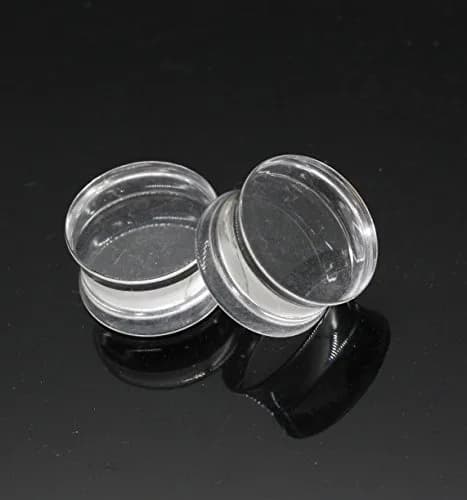 B BodyPJ Sparkles Acrylic Ear Plugs Gauges 19mm (3/4") 3-Pair Set | Tapered Ball Closure thumbnail 3
