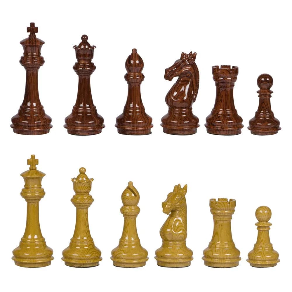 Best Chess Set Weighted Chess Pieces with 3.75 Inch King & Extra Queens | Classic Staunton Design, No Board
