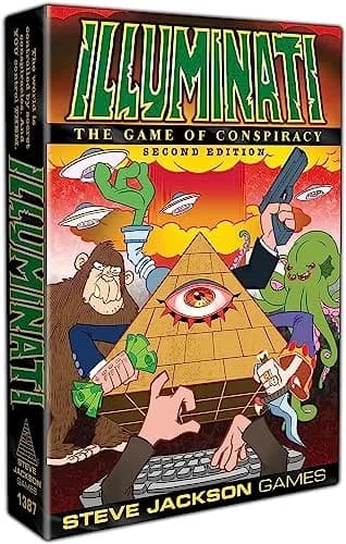 Steve Jackson Games Illuminati Second Edition Game 110 Cards | Strategy Game of World Domination thumbnail 1