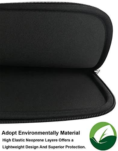 Naukay 15.6 Inch Laptop Sleeve Case 39.5cm (15.6") | Water-Resistant Neoprene Notebook Computer Pocket thumbnail 2