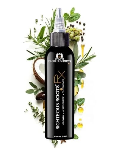 Righteous Roots Rx Hair Oil for Hair Growth, Anti Frizz & Thickening | 4 fl oz (Previously Hair RX) thumbnail 1