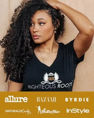 Righteous Roots Rx Hair Oil for Hair Growth, Anti Frizz & Thickening | 4 fl oz (Previously Hair RX) thumbnail 9