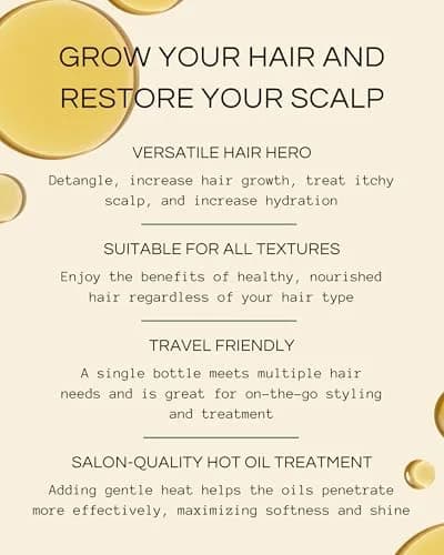 Righteous Roots Rx Hair Oil for Hair Growth, Anti Frizz & Thickening | 4 fl oz (Previously Hair RX) thumbnail 3