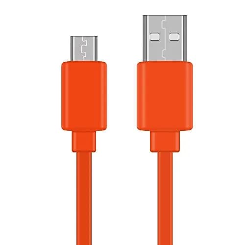 Koffmon Flip4 Micro USB Flat Cable 3.3ft Orange | Fast Charging & Compatibility thumbnail 2