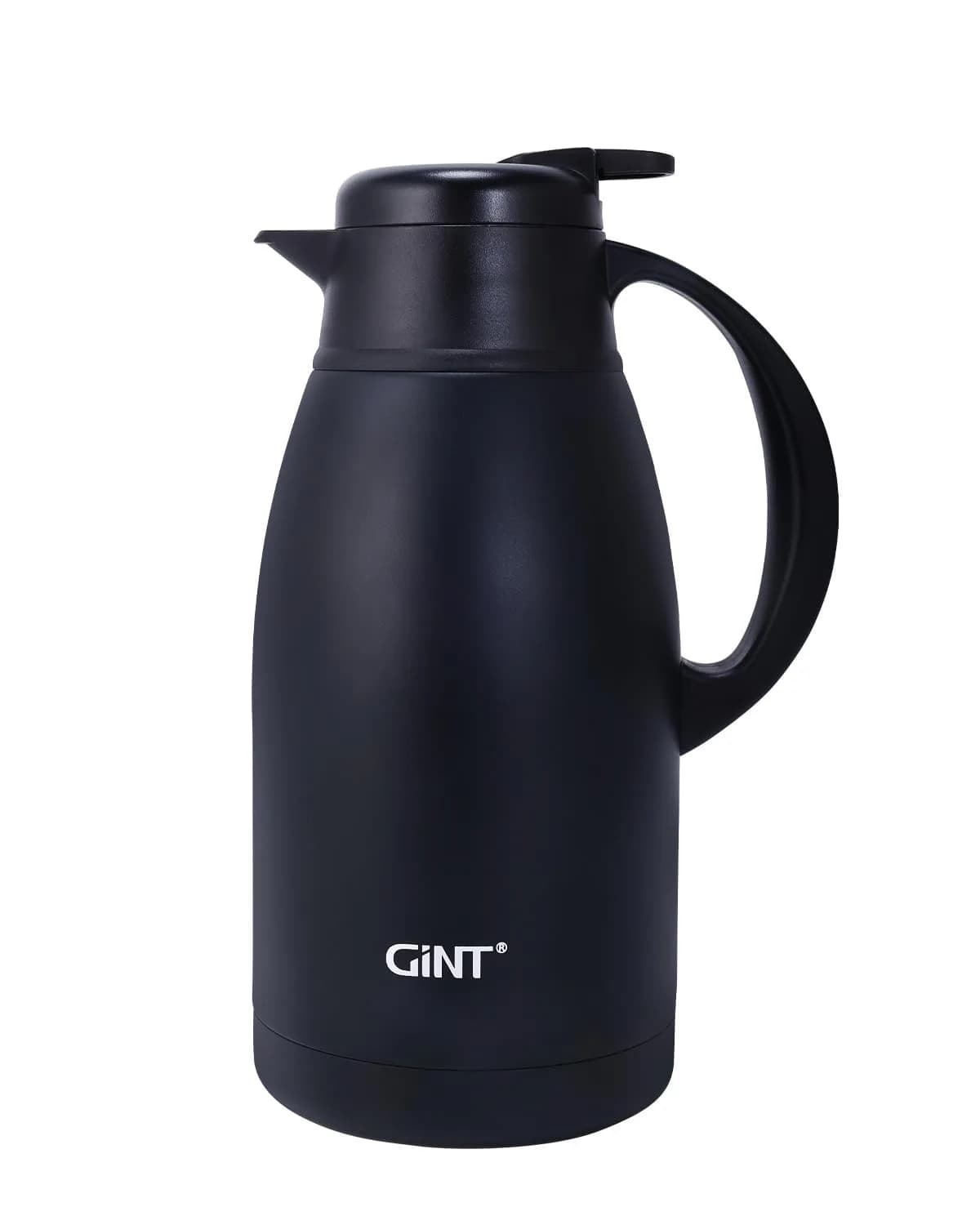 GiNT Stainless Steel Thermal Coffee Carafe 65oz | 12 Hour Heat Retention, Double Walled Vacuum Insulated, Black - main product image
