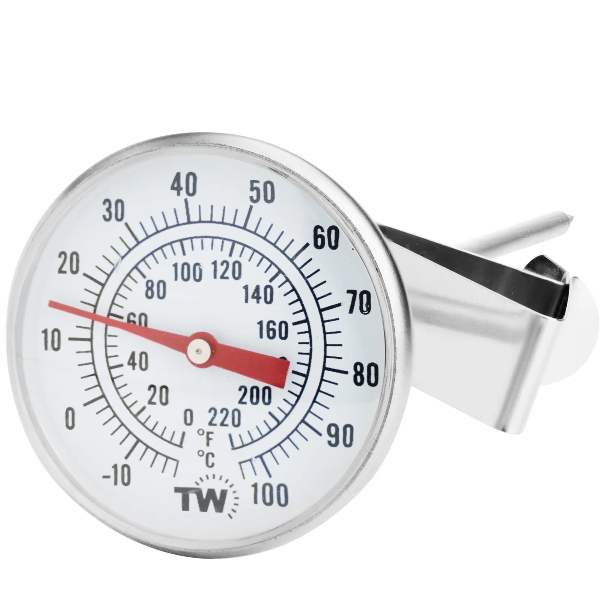 Thermometer World Milk Thermometer for Coffee, Cheese & Yogurt Making - 16.5cm (6.5 Inch) Probe, -10 to 110°C Range | Accurate Analog Dial for Baristas - main product image