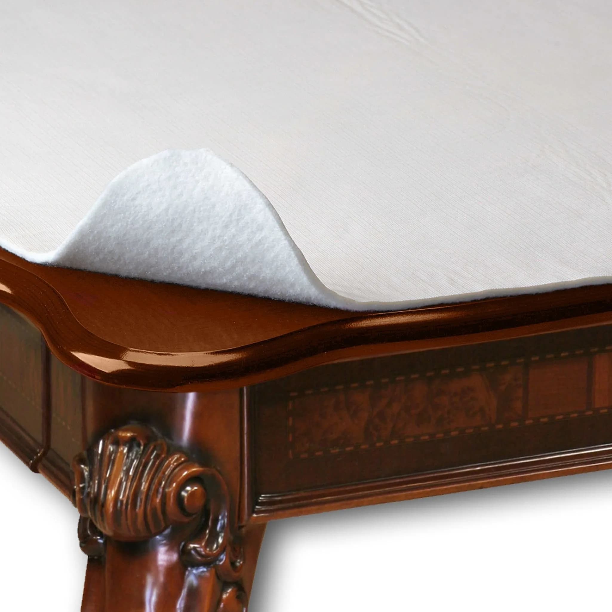 HomeCrate Wide Premium Cushioned Vinyl Table Pad 70" x 108" | Heavy Duty Water-Resistant - main product image