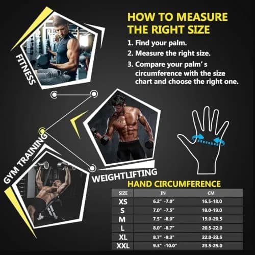 ihuan Ventilated Weight Lifting Gym Workout Gloves with Wrist Wrap Support, Small | Full Palm Protection & Breathable Mesh thumbnail 5