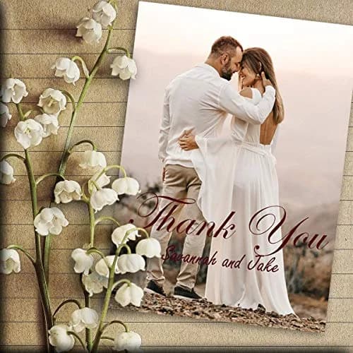 Hamilco White 80lb Cover Heavy 5.5x8.5 Cardstock for Invitations | Premium USA Import thumbnail 4