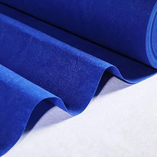 HUAHOO Royal Blue Aisle Runner Carpet Rugs 24 Inch x 50 Feet | Wedding & Event Decor thumbnail 4